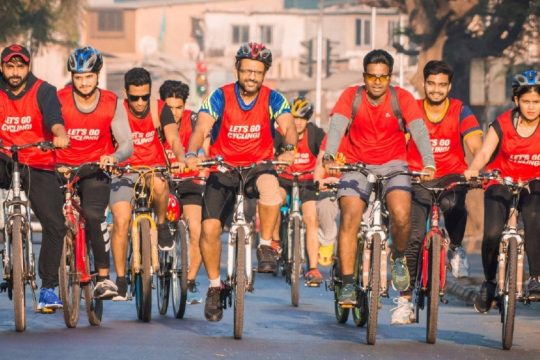team-cycling organized by Corporate compass